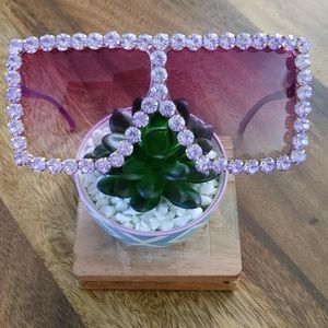 Fashion Rhinestones Sunglass